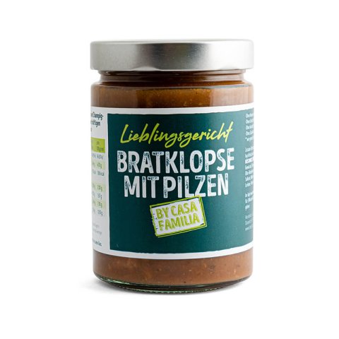 Bratklopse mit Pilzen