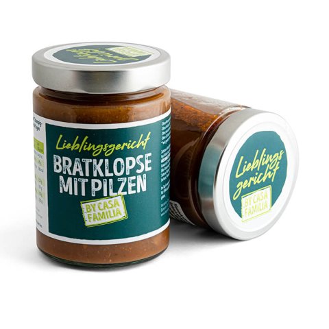 Bratklopse mit Pilzen