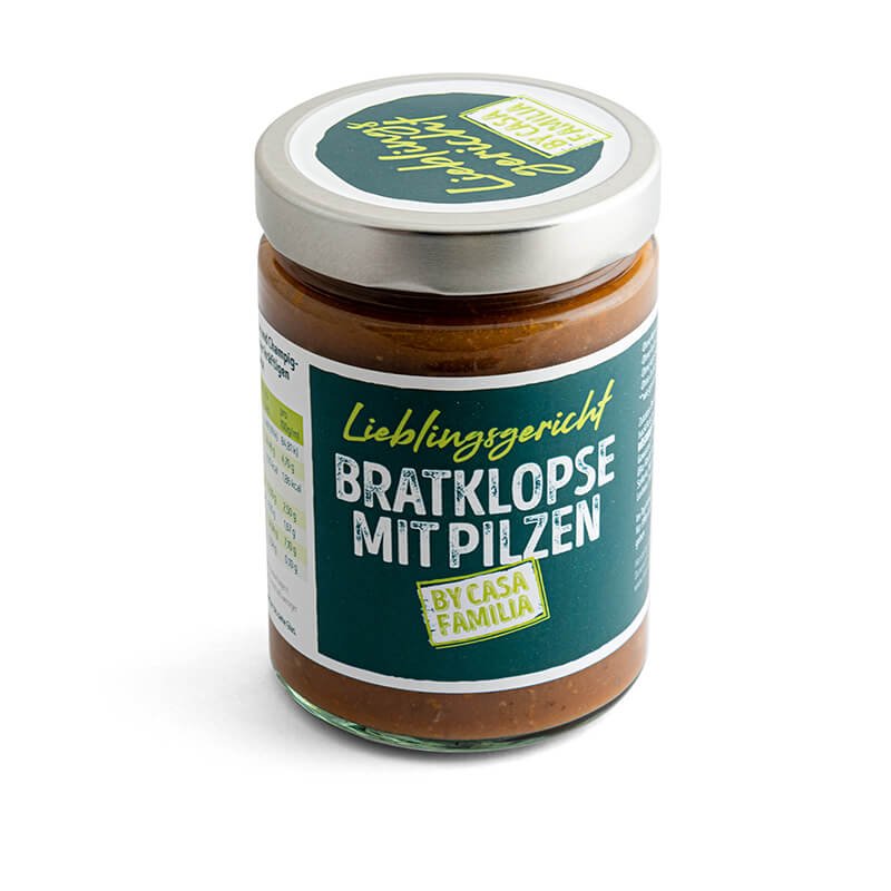Bratklopse mit Pilzen